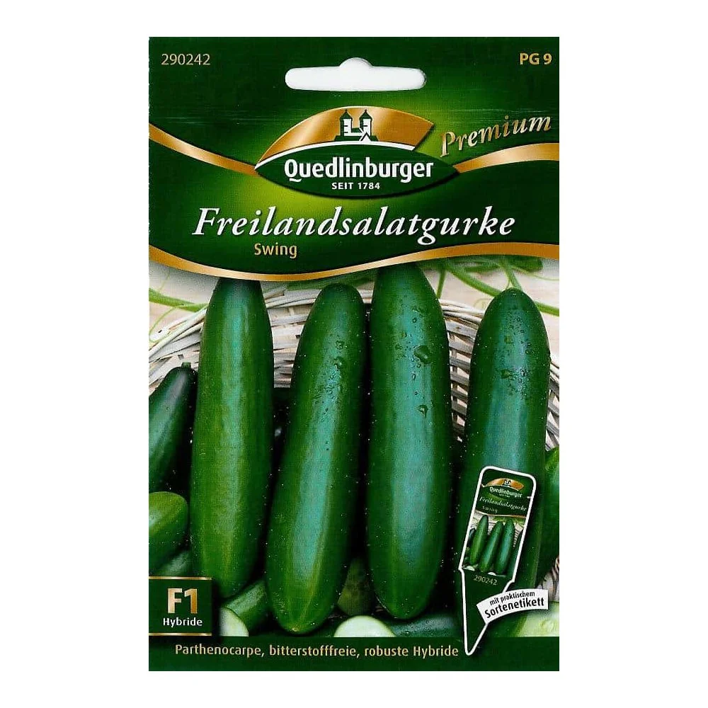 "Salatgurke kaufen, Freilandgurke Swing F1, samenfest image"