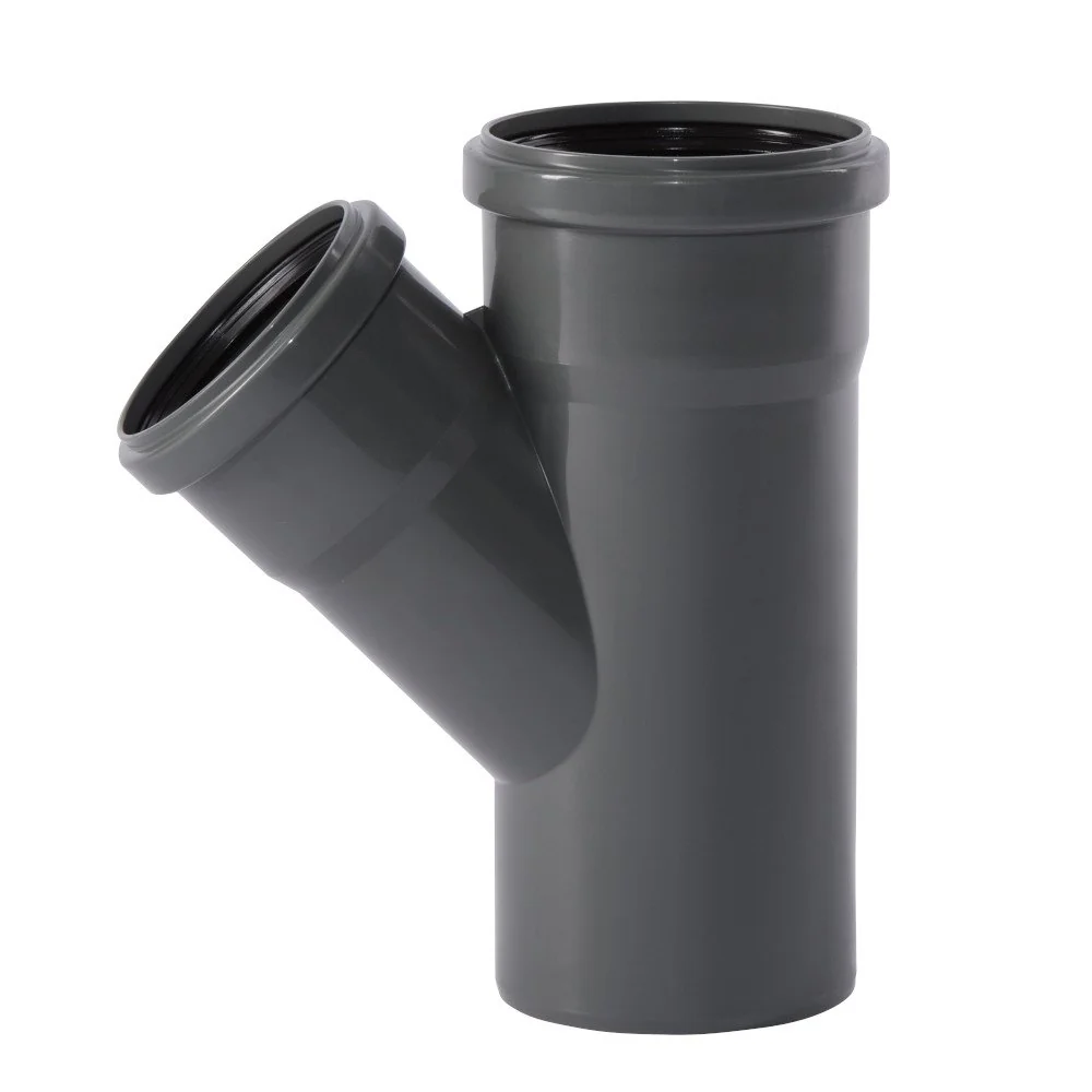 "HT Abzweig 45 Grad DN 90/75, Abwasser Abzweig image"
