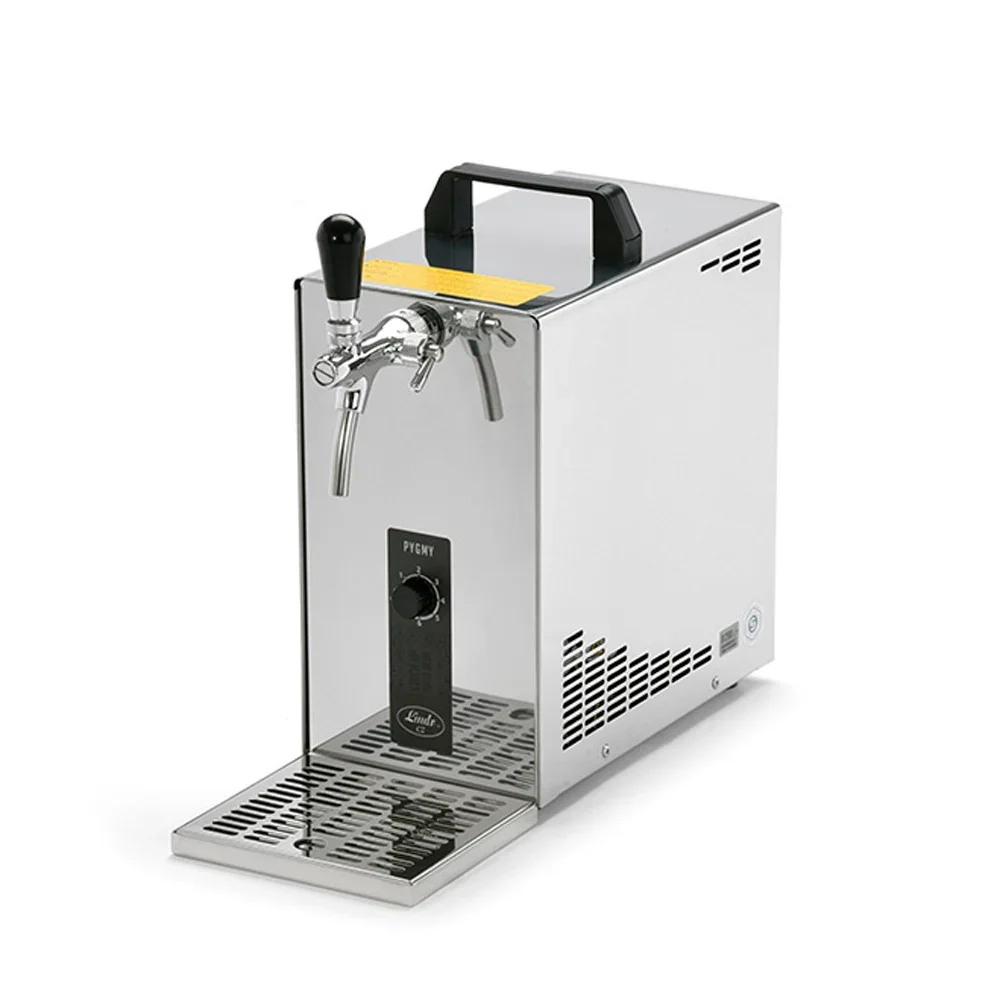 Bierzapfanlage PYGMY 25 1-Zeile, Trockenkühler, 35 l/h, 1 Zapfhahn, Edelstahl
