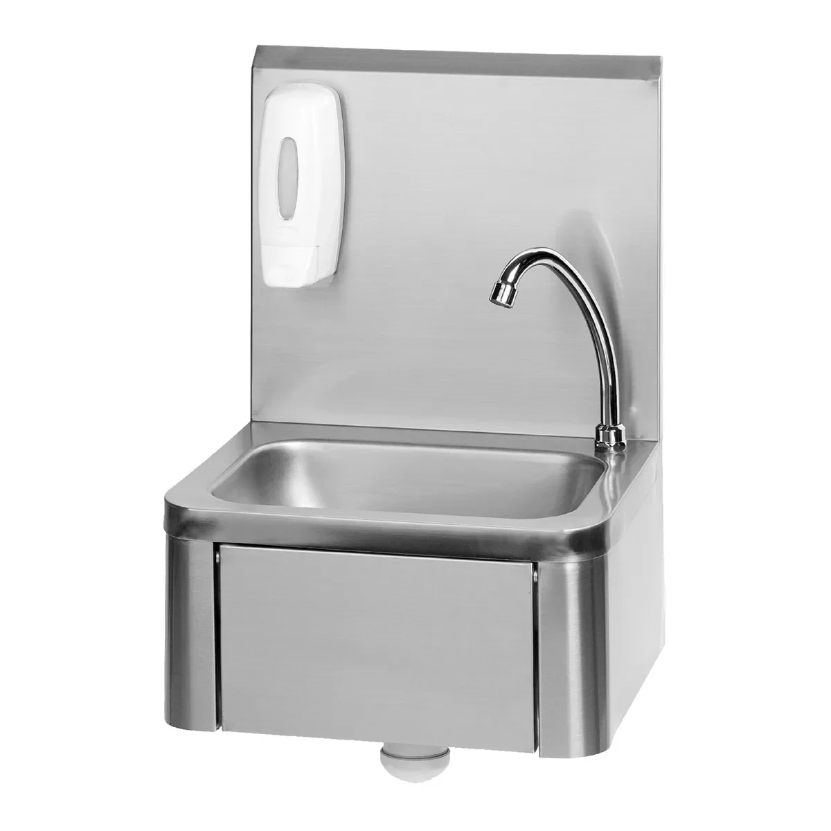 "Ausgussbecken, Waschbecken - Edelstahl, Gastro, 400 x 340 x 595 mm image"