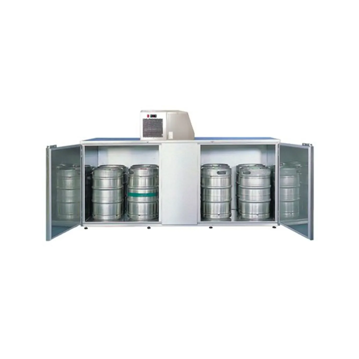 "Fasskühler, Fassvorkühler für 10 KEG-Fässer - Komplett, Edelstahl image"