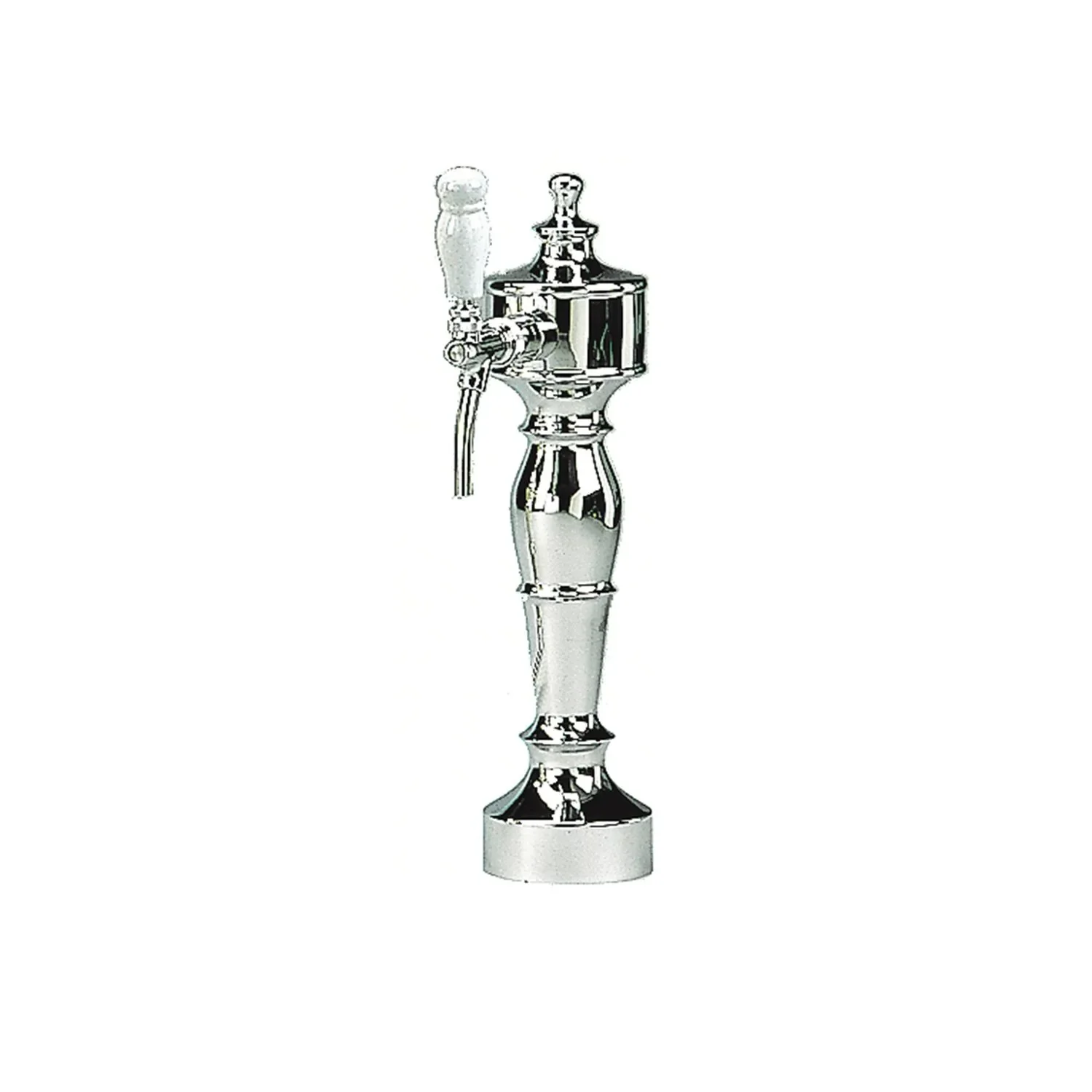 "Schanksäule, Bierzapfsäule - Modell „flämische Form“, Chrom, 1-leitig image"