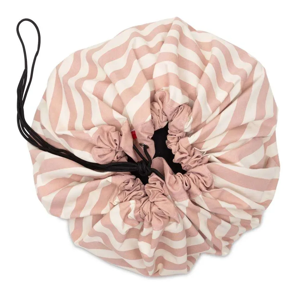 "play & go Spielsack Print Streifen pink image"