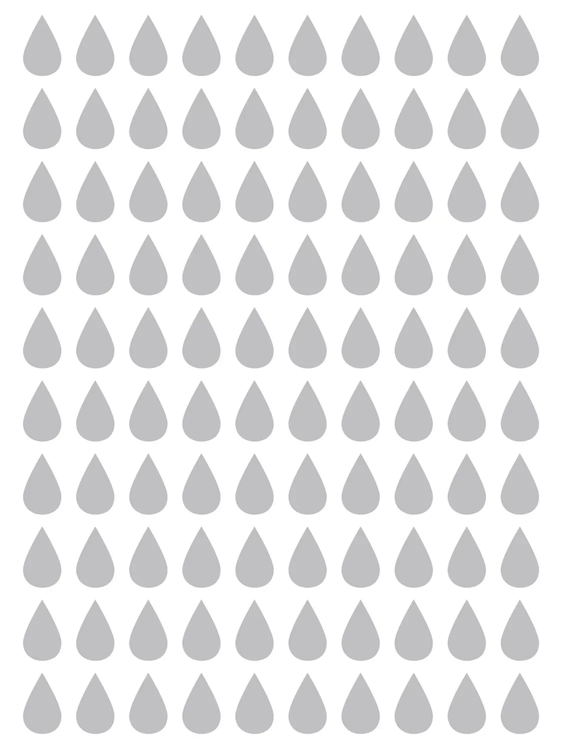 "Lilipinso Wandsticker Basics Tropfen, Farbe: grey image"