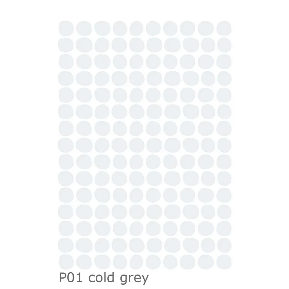 Lilipinso Wandsticker Basics Flecken warm grey