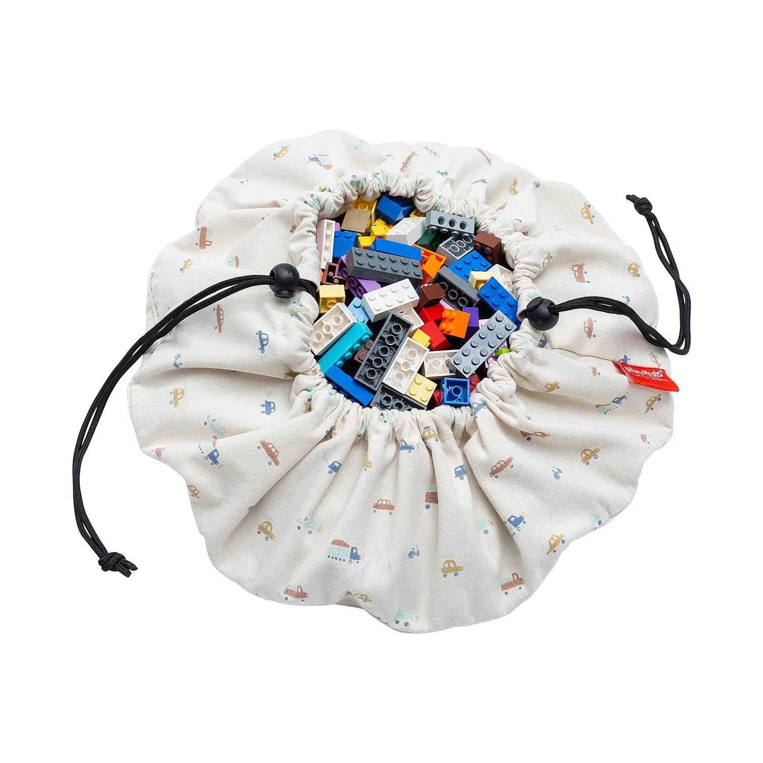 "Play&Go Spielzeugsack, Spielzeugkorb, Spielzeug aufbewahrungstasche - Mini, Farbe: Mini-Autos image"