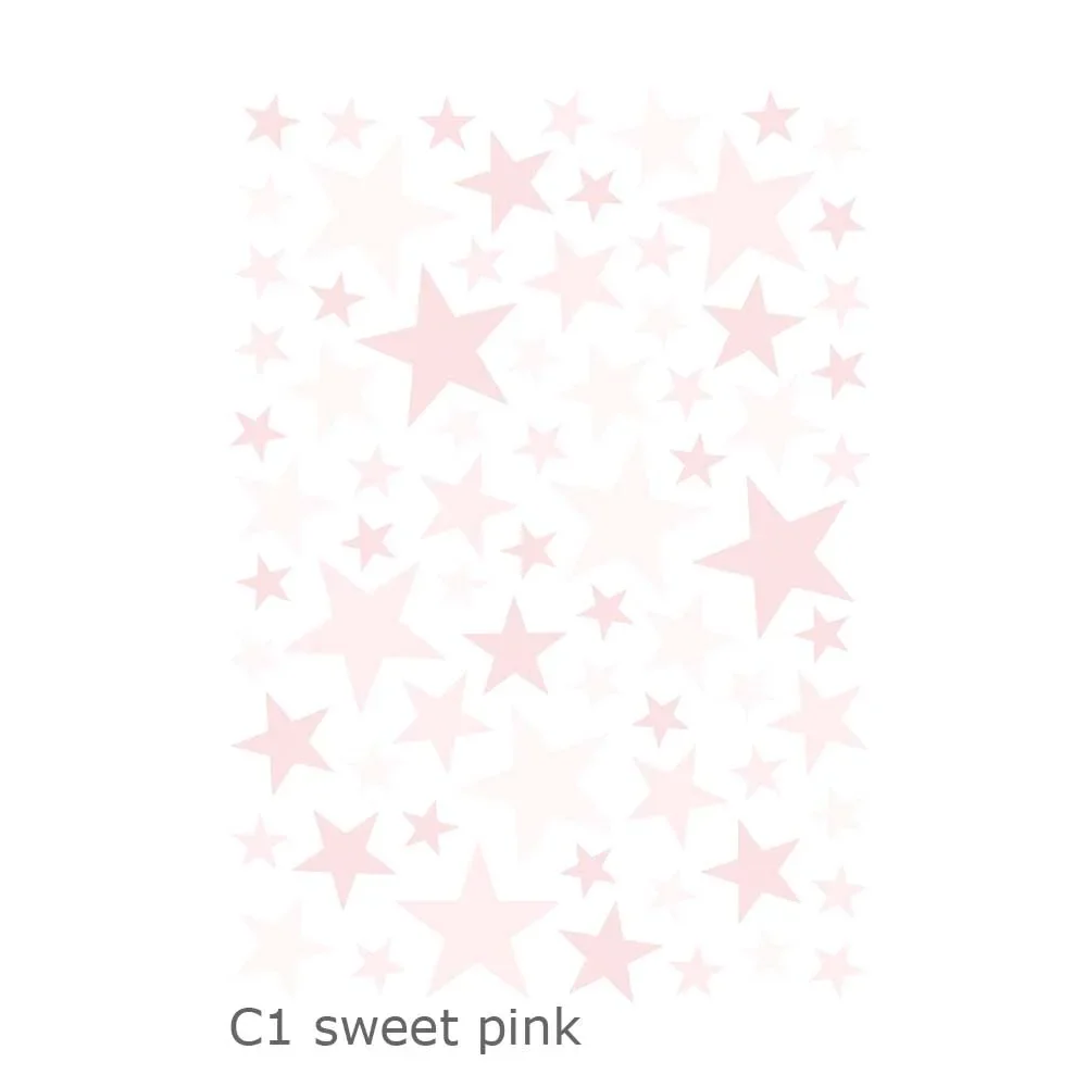 "Lilipinso Wandsticker Basics gemischte Sterne, Farbe: dusty ice blue image"