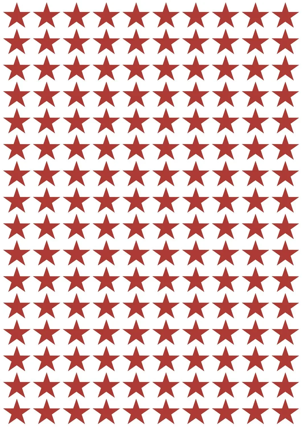 "Lilipinso Wandsticker Basics kleine Sterne, Farbe: cherry image"