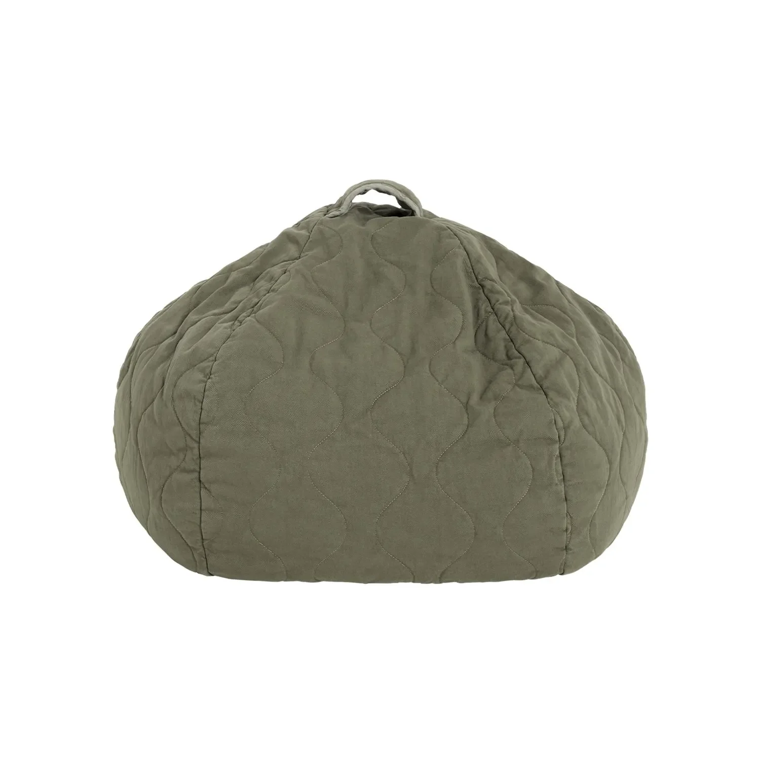 "Nobodinoz LANDSCAPE Sitzsack - Runder, 65 x 40 cm, Farbe: Vetiver image"