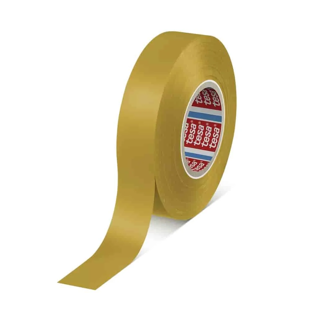Isolierband, PVC, gelb, 19mm, 33m, Elektroisolierband
