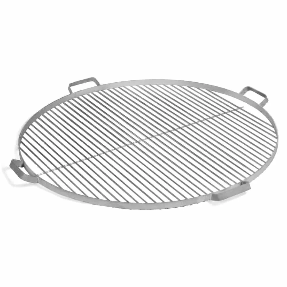 Grillrost 70 cm, Edelstahl, für Feuerschale, mit Griffen
