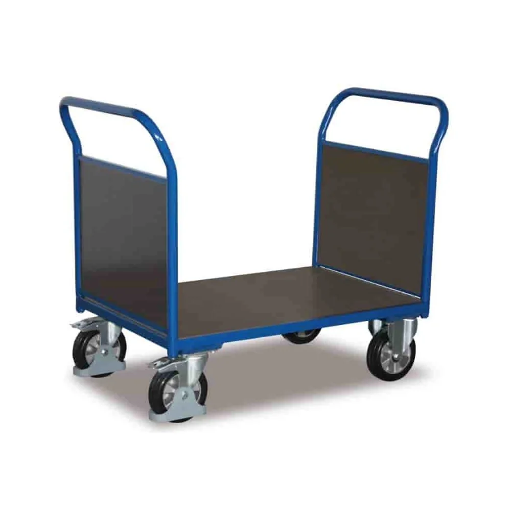 "Doppel Stirnwandwagen 1000 kg, Typ XL, EasySTOP Transportwagen image"