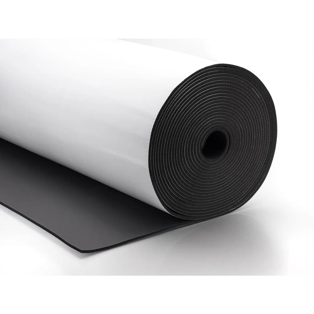 "Rohrisolierung selbstklebend, Isoliermatte, Dämmmatte, 9mm, 1m breit image"