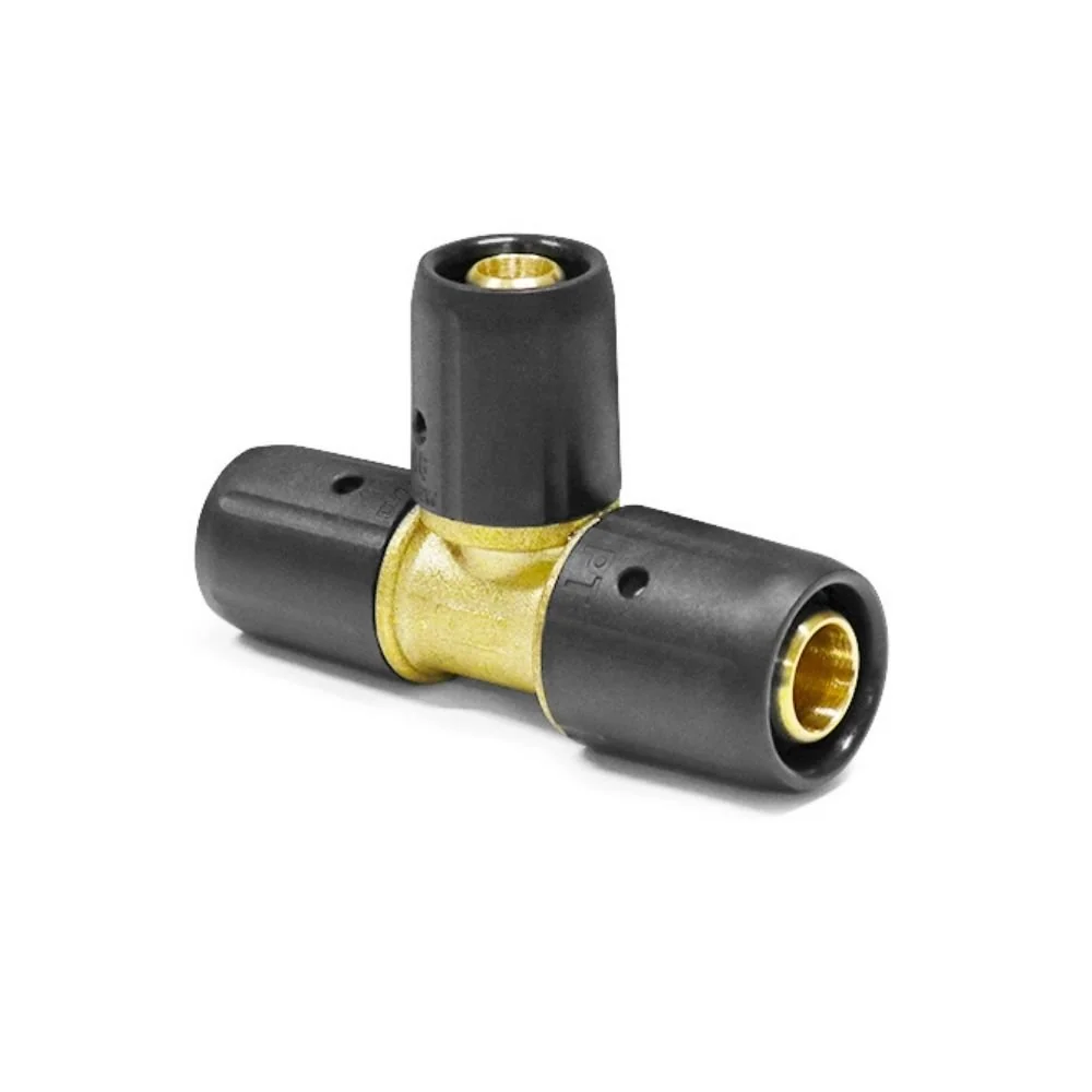 "Steckverbinder 16mm, T-Stück Steckfitting, reduziert, Heizungsrohr, 20mm image"