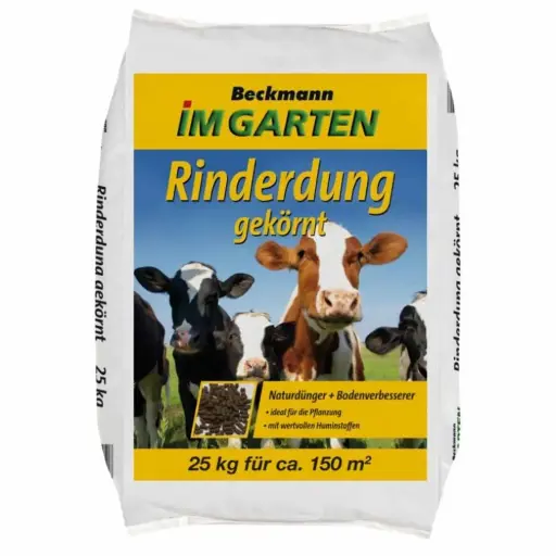 "Rinderdung (Kuhdung) gekörnt 25 kg – organischer Bodendünger, für BIO-Anbau image"
