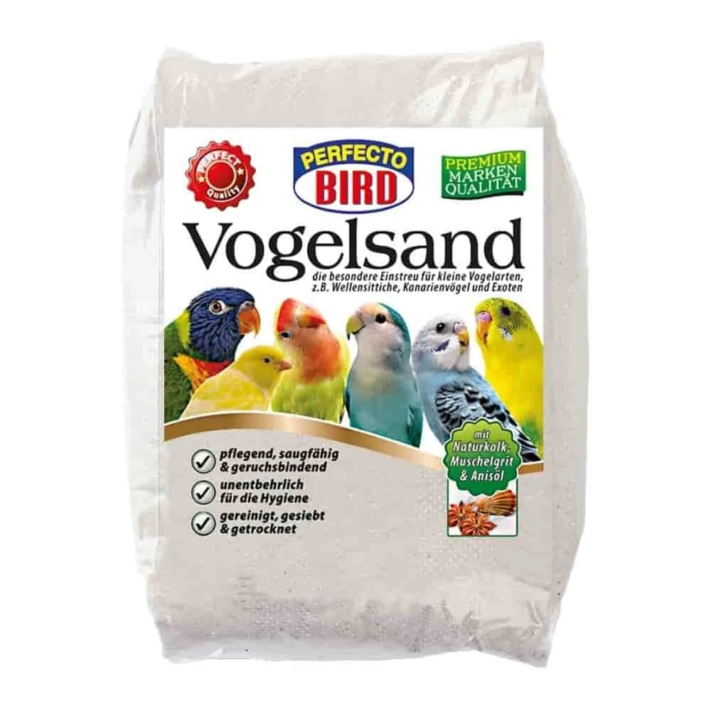 "Vogelsand, Natur Vogelsand 2,5 kg, für Vogelkäfig Hygiene image"