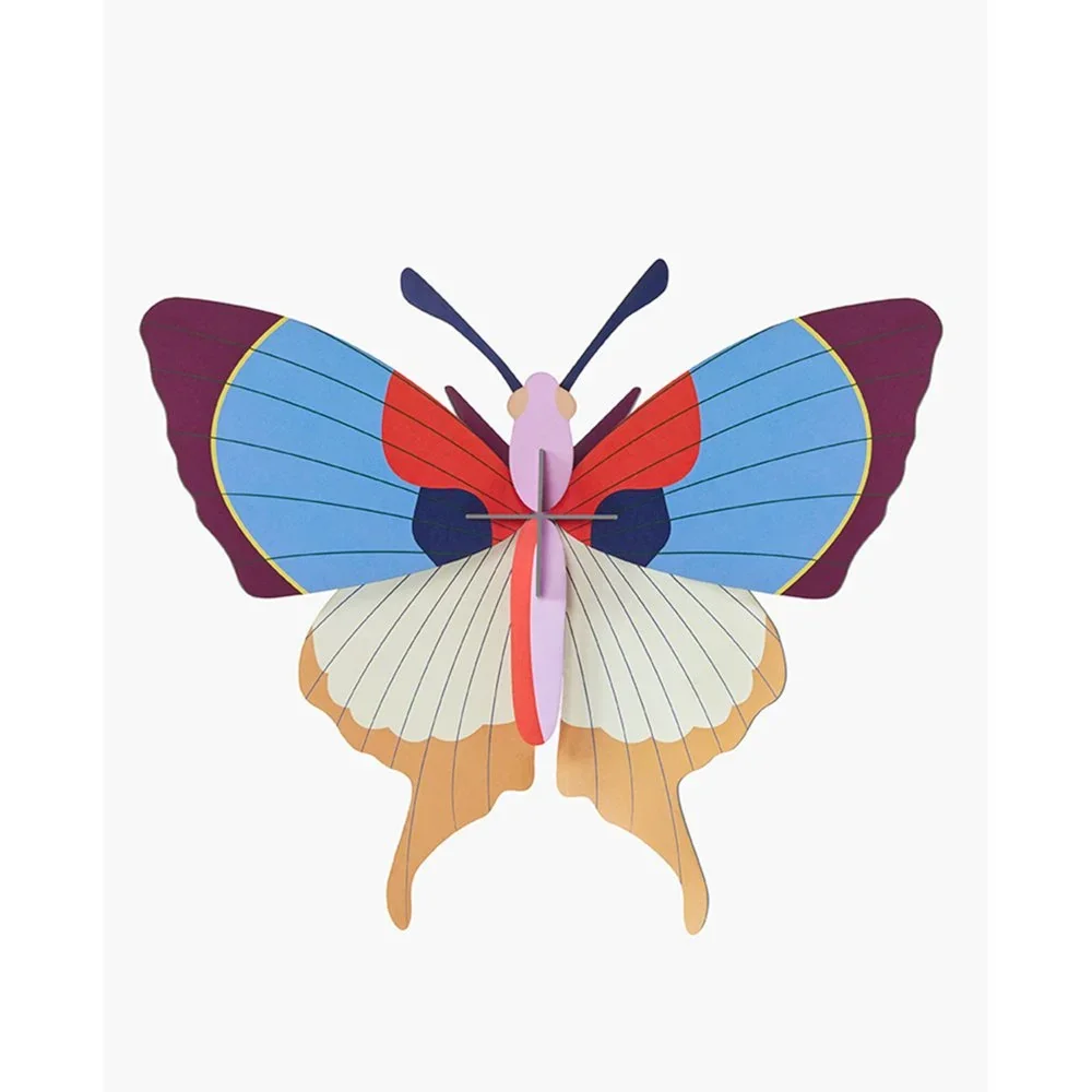 3D Schmetterling blau