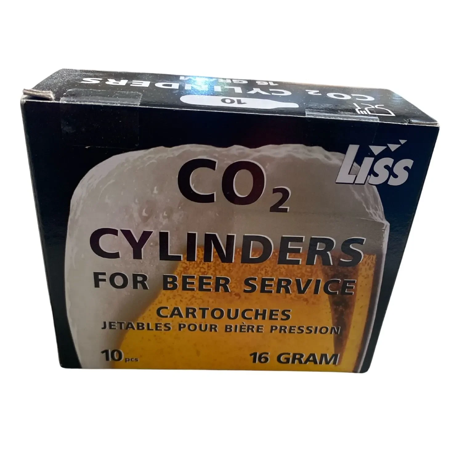 "CO2 Kapseln, Kohlensäurekapseln CO2, 16g, 10er Pack image"