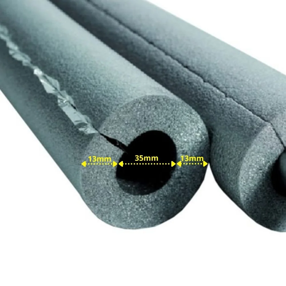 "Rohrisolierung, 1m Isolierrohr, Ø 35 mm x 13 mm, Selbstklebend image"