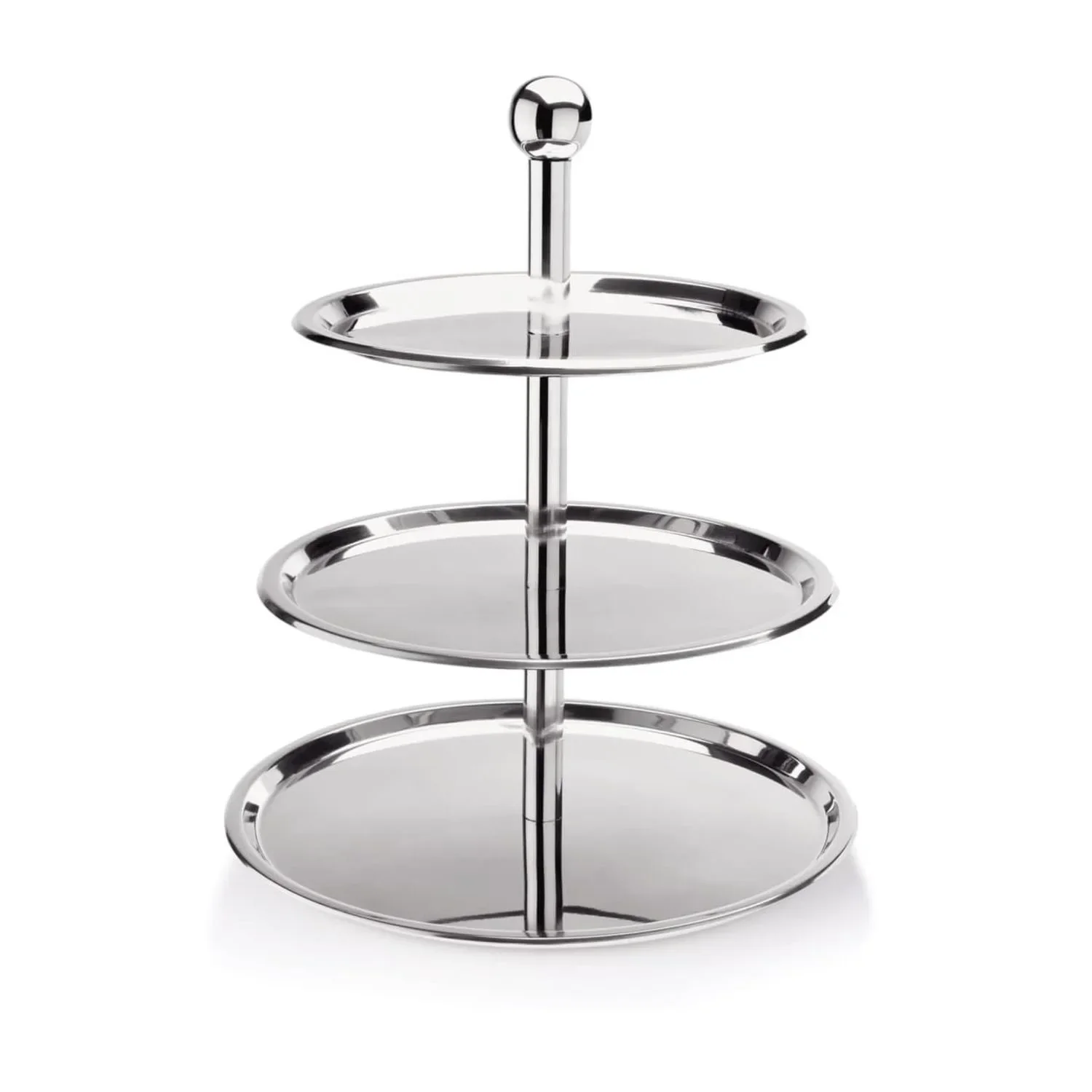 "Etagere 3 stufig, Chromnickelstahl image"