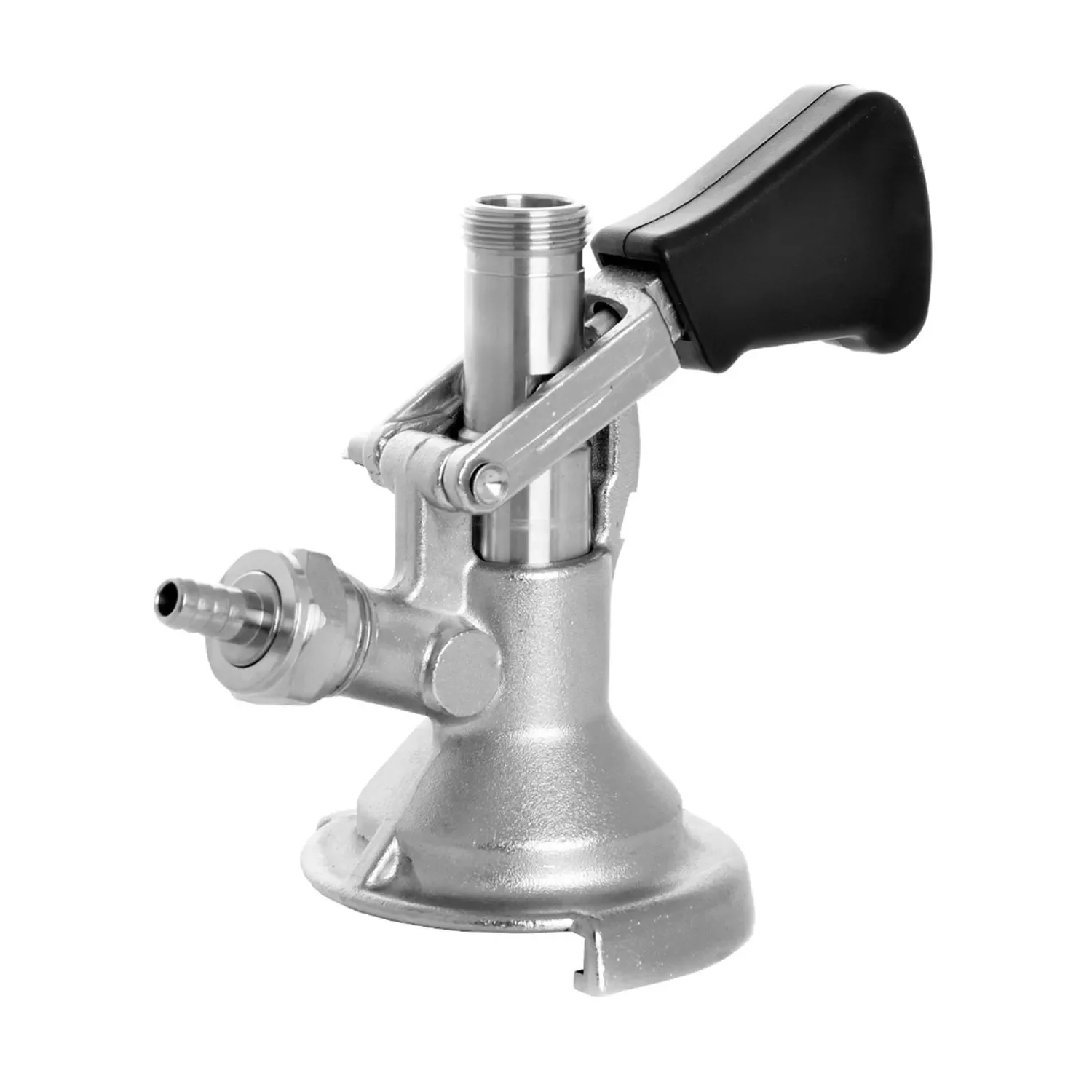 Zapfkopf, Keg Verschluss mit oberem Ausgang (Kelleranstich), Flachfitting | 2x 5/8"