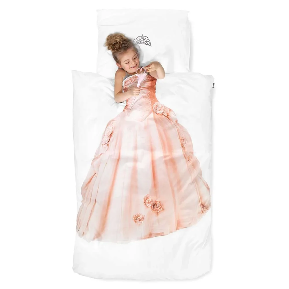 "Snurk Bettwäsche Prinzessin rosa 135 x 200 image"