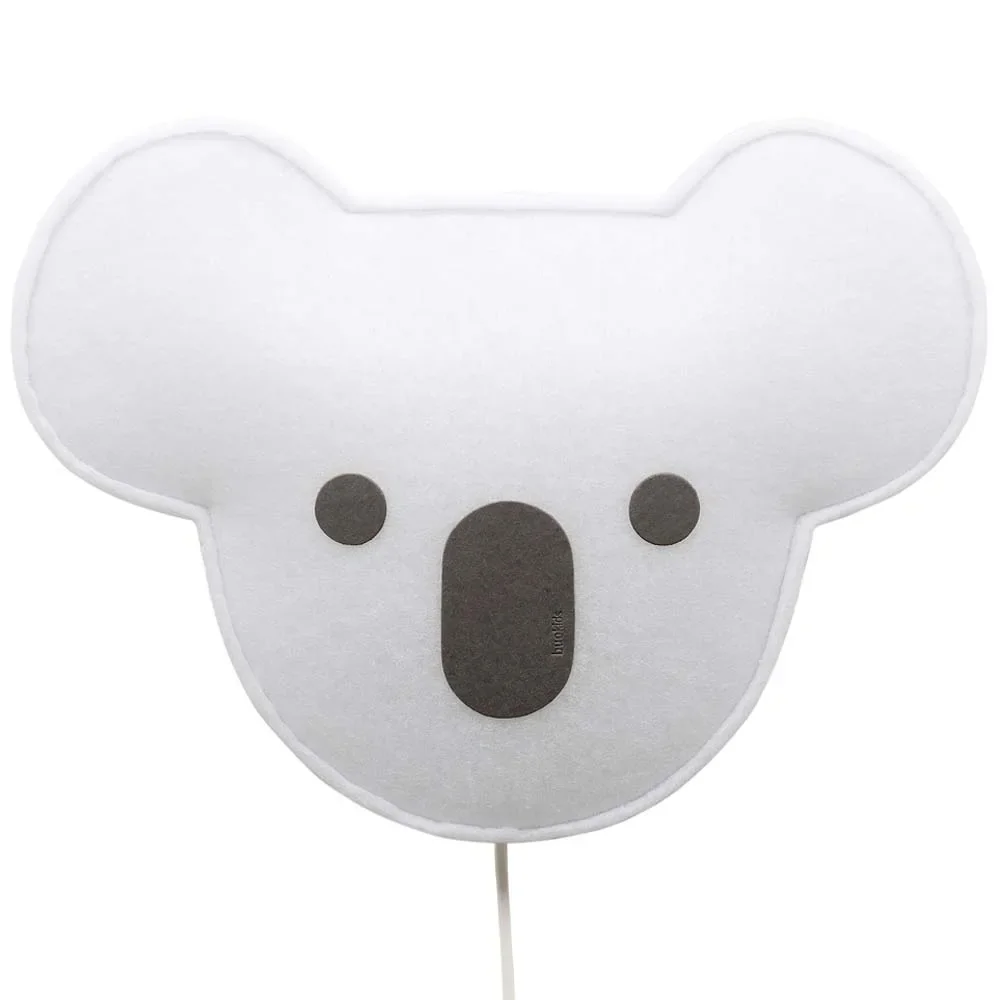 "Buokids Soft Wandlampe Koala Bär schwarz image"