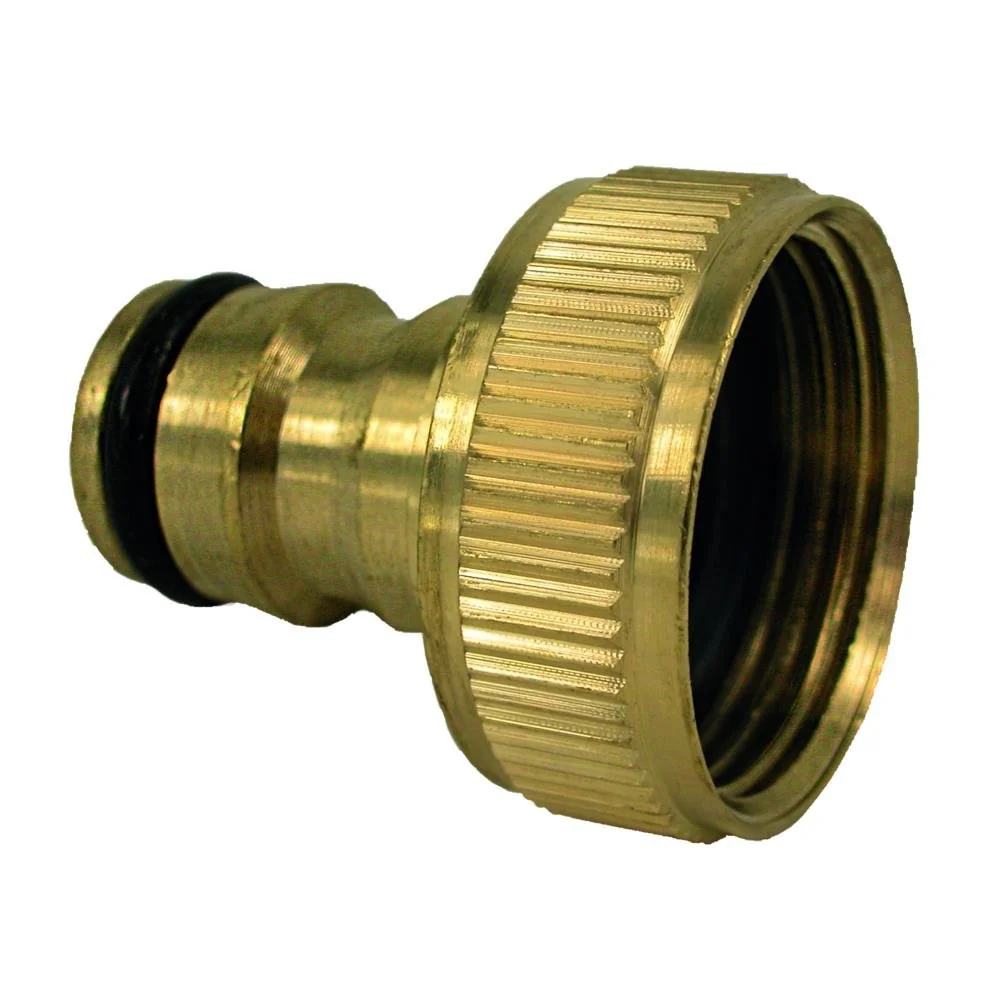 "Wasserhahnanschluss 3/4 Zoll, Messing, Stecksystem Garten image"