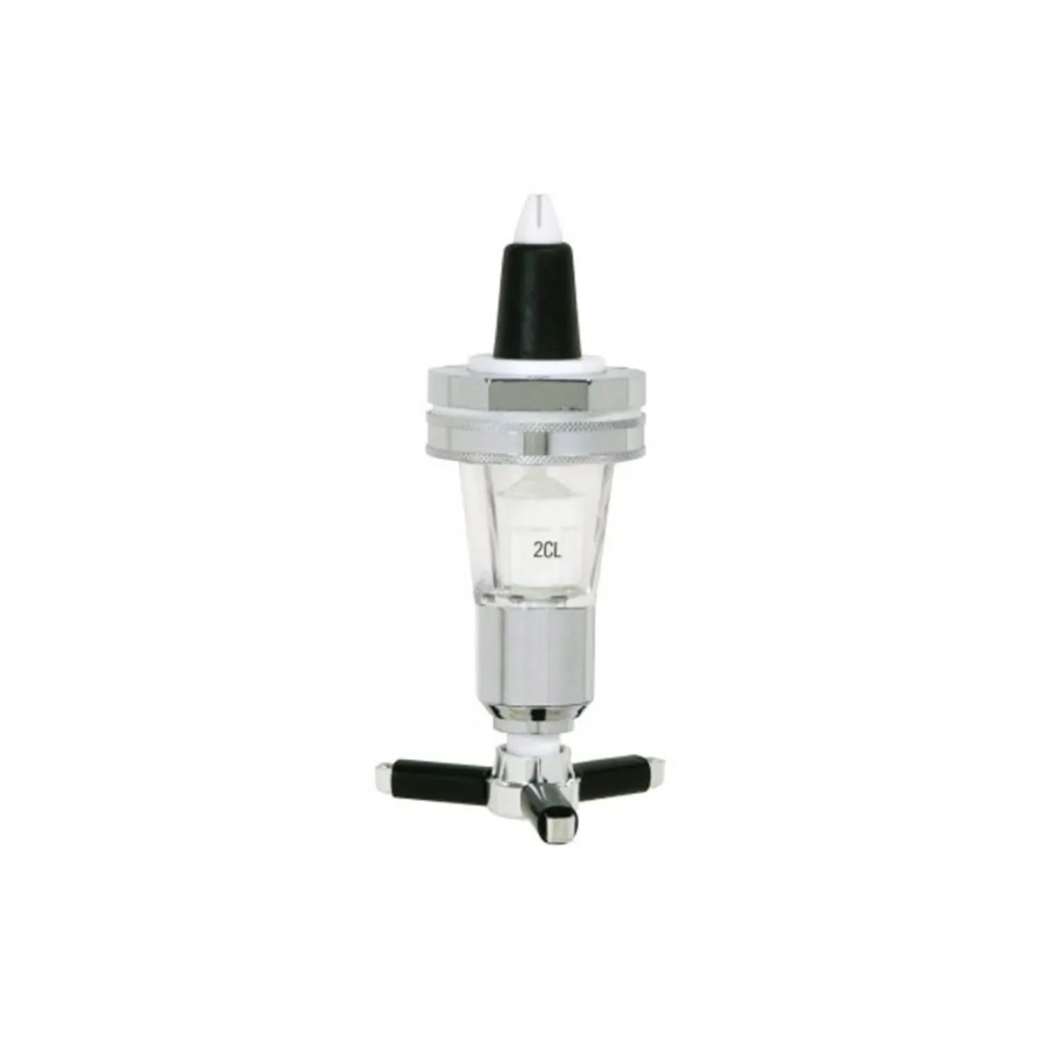 "Portionierer, Ausgießer Dosierer für 0,7 - 1,0 L Flaschen, silber, Ausschankmenge: 20 ml image"