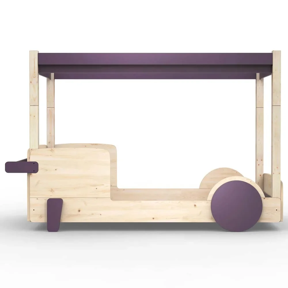 "Mathy by Bols Himmelbett "Discovery", Farbe Elemente: cuberdon purple image"