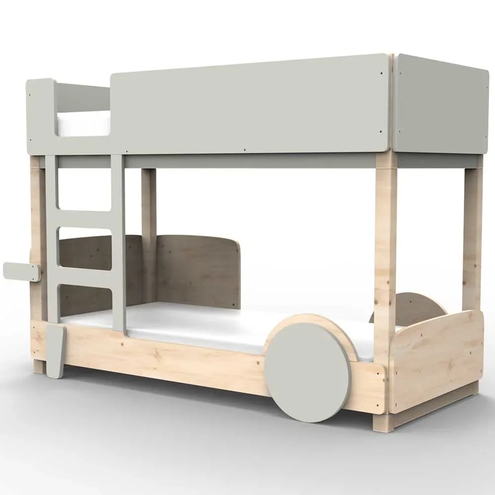 "Mathy by Bols Etagenbett "Discovery", Farbe Elemente: pearl grey image"