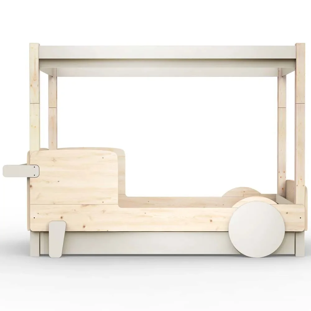 "Mathy by Bols Himmelbett "Discovery" mit Bettschublade, Farbe Elemente: raw image"