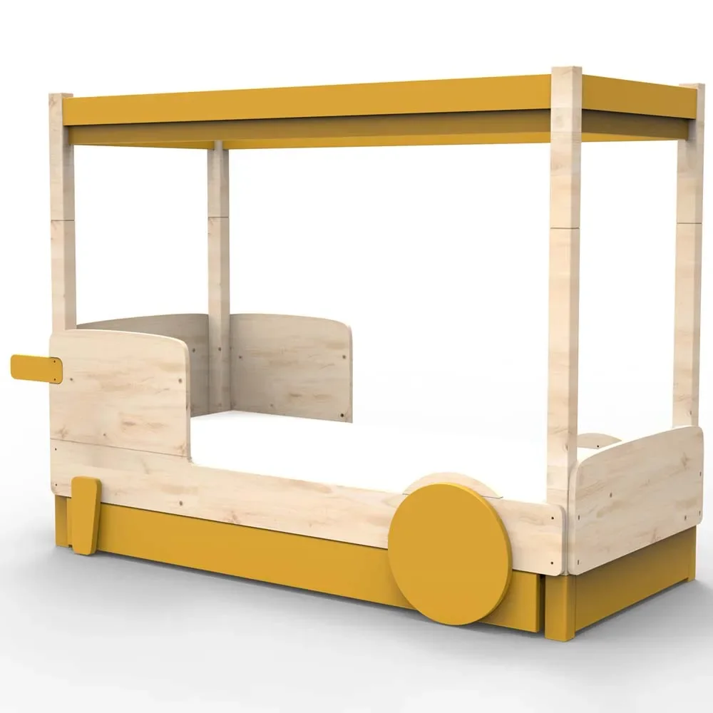 "Mathy by Bols Himmelbett "Discovery" mit Bettschublade, Farbe Elemente: ocher image"