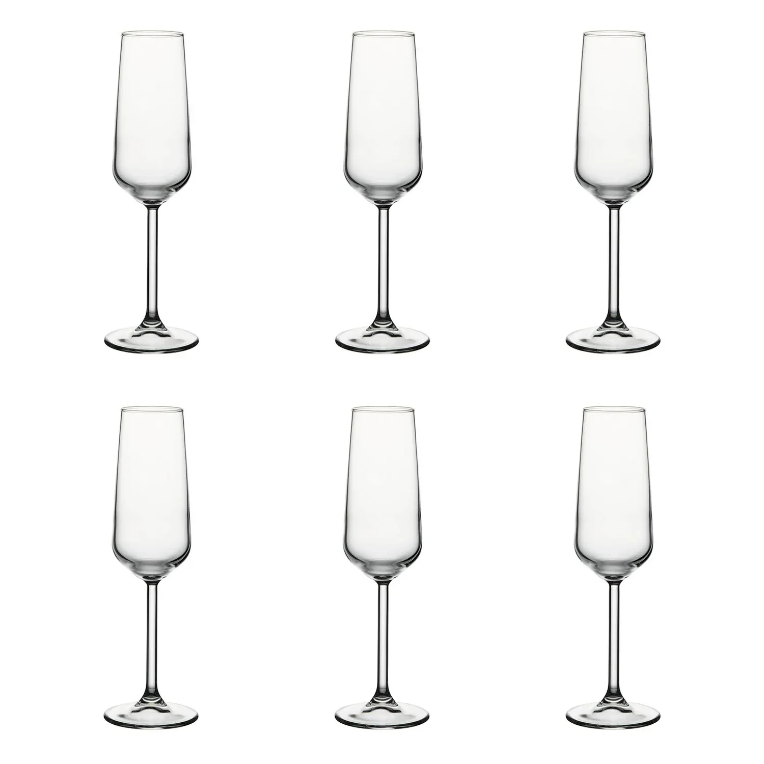 "Champagnergläser, Sektgläser - Allegra: 6er-Set, Kristallglas, 195ml image"