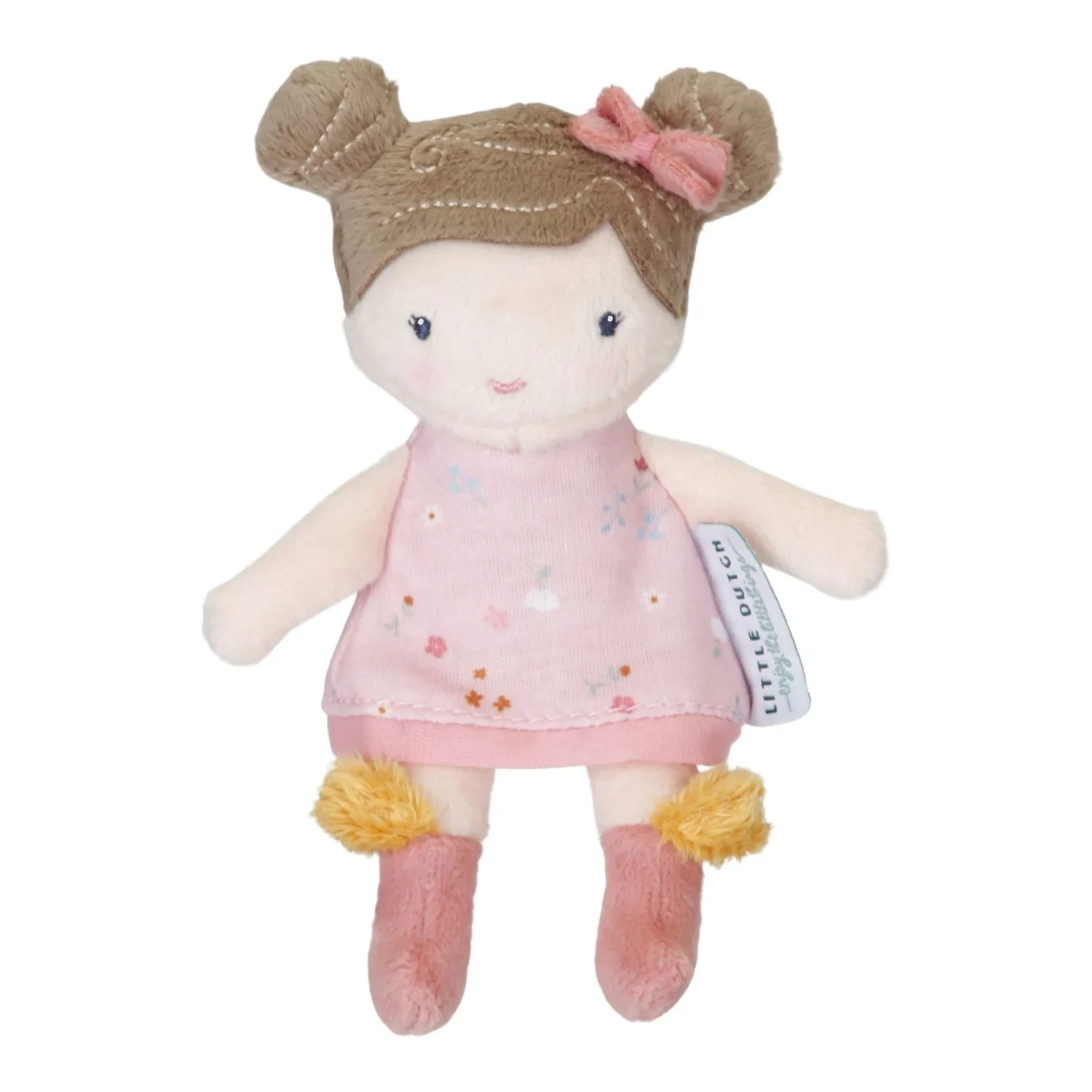 Little Dutch Stoffpuppe, Kuschelpuppe - Rosa, 10 cm