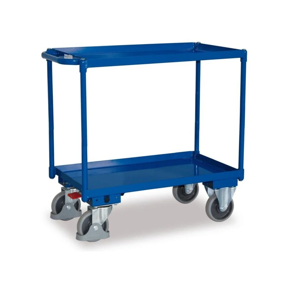 Tischwagen 2 Etagen, Werkstattwagen, Transportwagen, 400 kg, EasySTOP