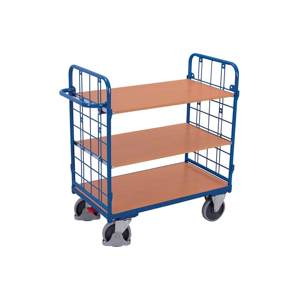 "Paketwagen, Transportwagen, Gitterwagen, 500 kg Traglast, EasySTOP image"
