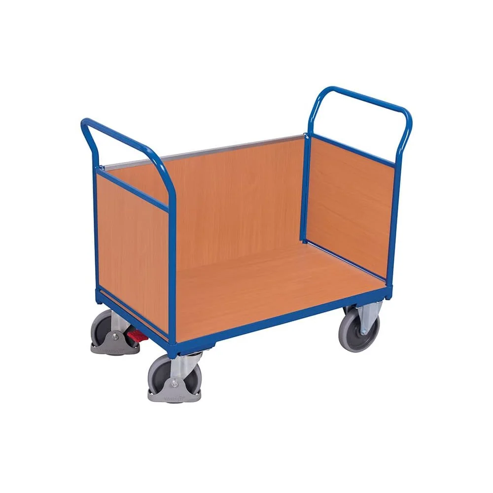 Dreiwandwagen 500 kg mit drei Seitenwänden