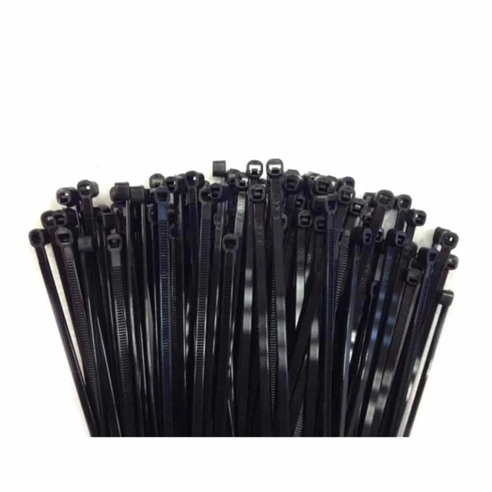 "100 Kabelbinder 530x7,6mm schwarz (UV-stabilisiert) PA6.6 image"