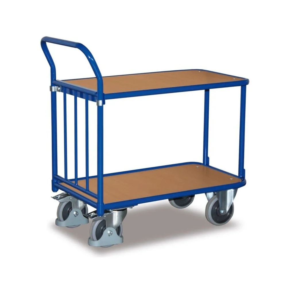 "Tischwagen 400 kg, Schiebebügelwagen, Typ L, EasySTOP image"