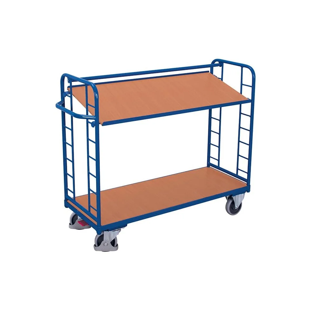 Etagenwagen mit 2 Böden 250 kg Traglast Typ M + EasySTOP