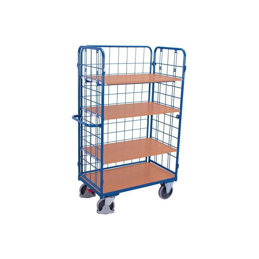 "Dreiwandwagen, 4 Böden, 500kg, Typ L, EasySTOP, Transportwagen image"