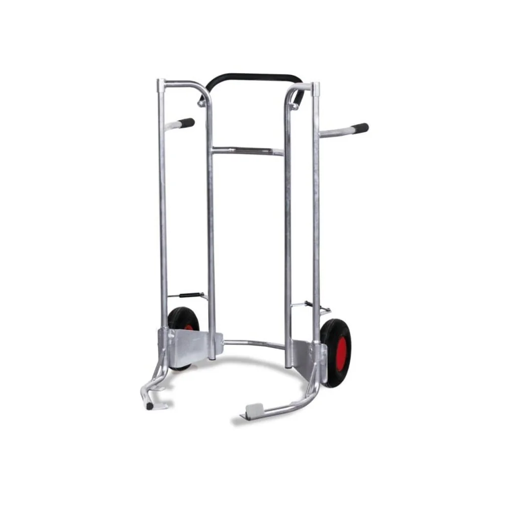 "Reifenkarre, niedrig, 200 kg Traglast, verzinkt, Luftbereifung image"