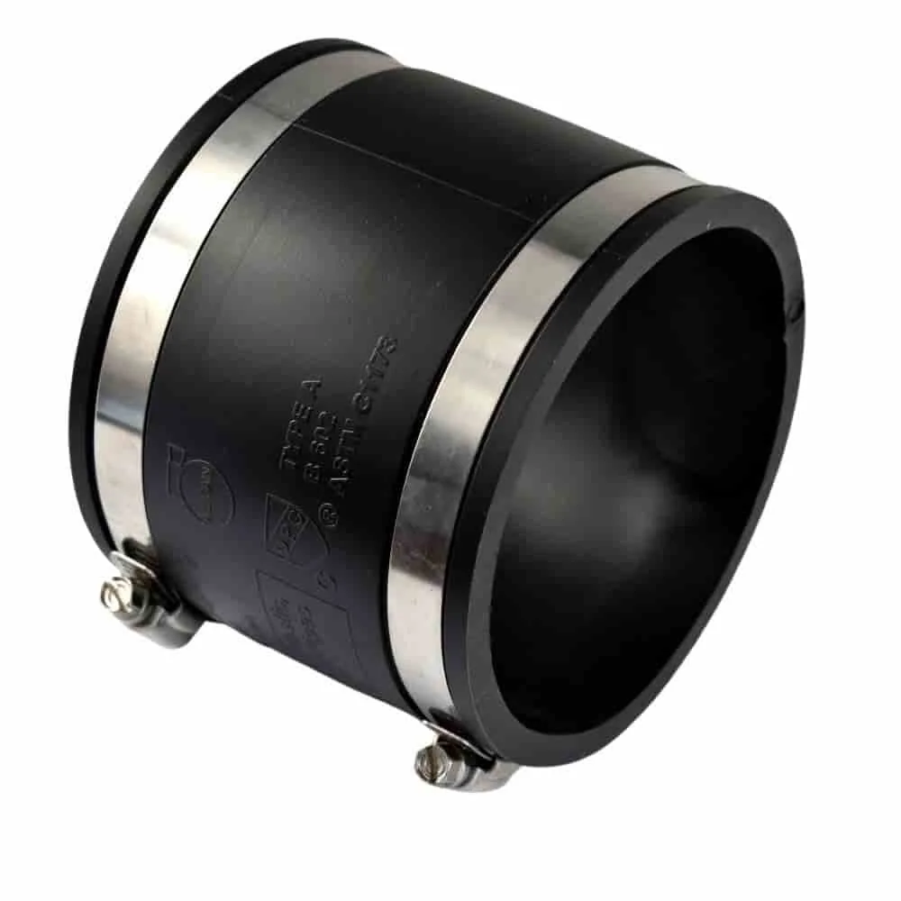 "Flexible Rohrverbinder, 110mm Kupplung, PVC Elastomer image"