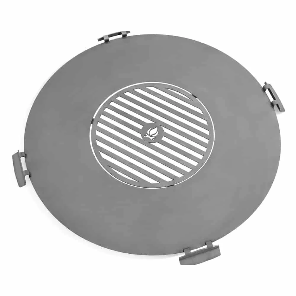 Grillplatte Feuerschale, Edelstahl Grillrost 82cm
