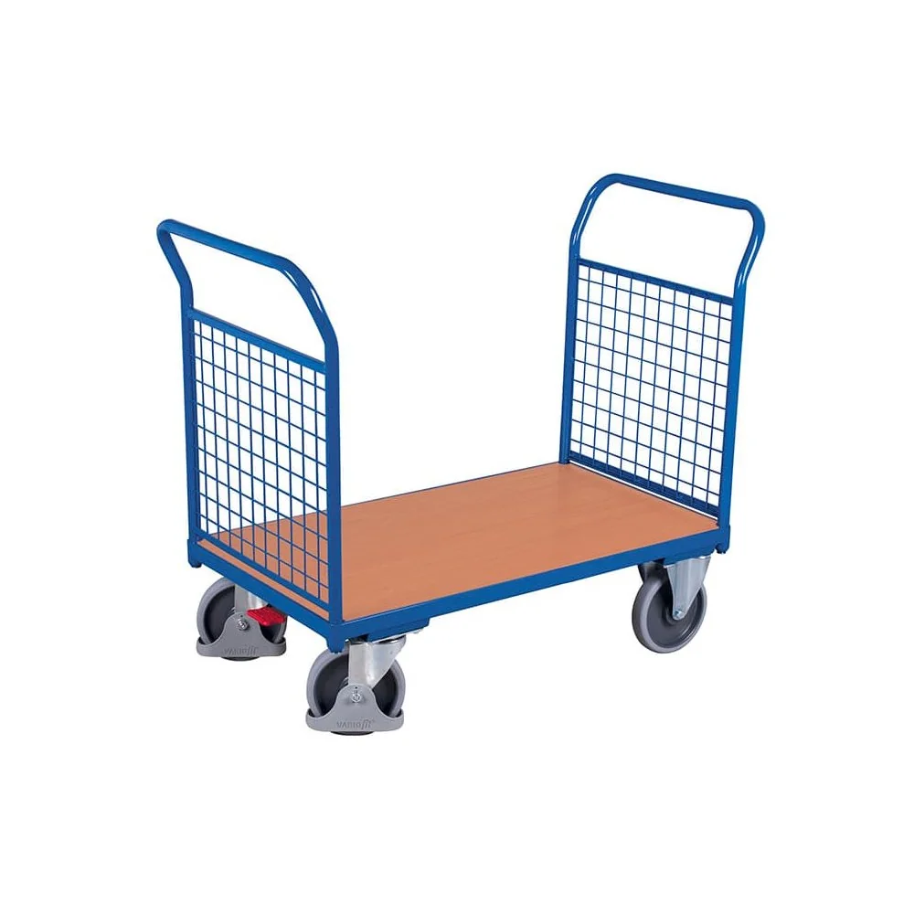 "Transportwagen 500 kg, Drahtgitterwagen, Stirnwandwagen, EasySTOP image"