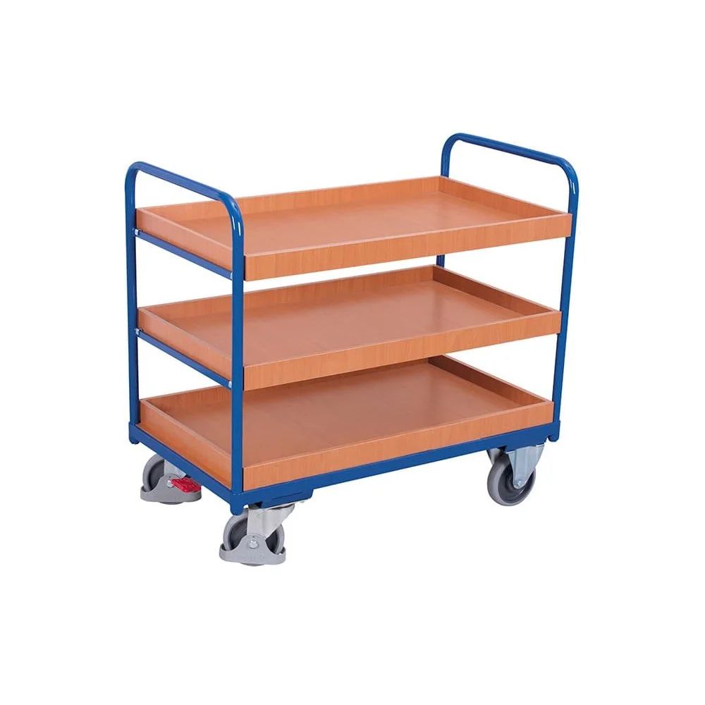 "Etagenwagen, 3 Tabletts, 250 kg, Werkstattwagen, Rollwagen image"