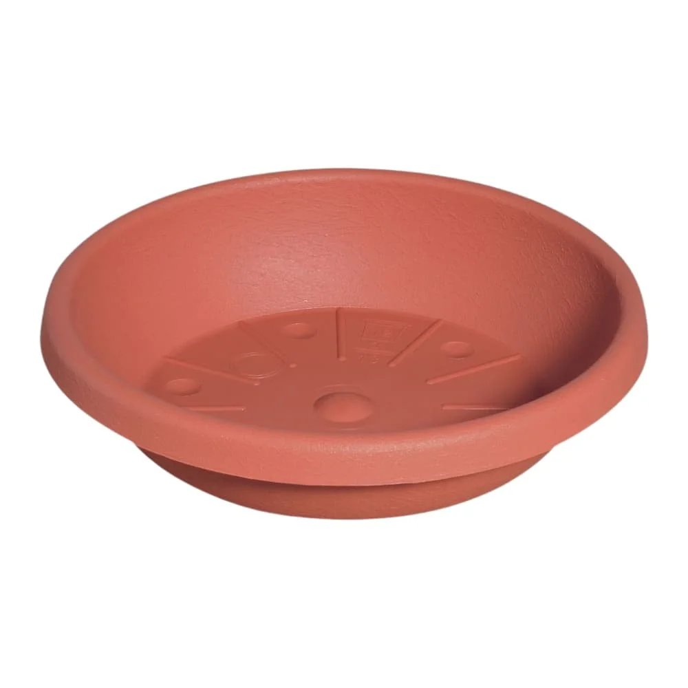 Blumentopfuntersetzer, Pflanzuntersetzer CYLINDRO, ca. Ø 25cm, terrakotta, Kunststoff