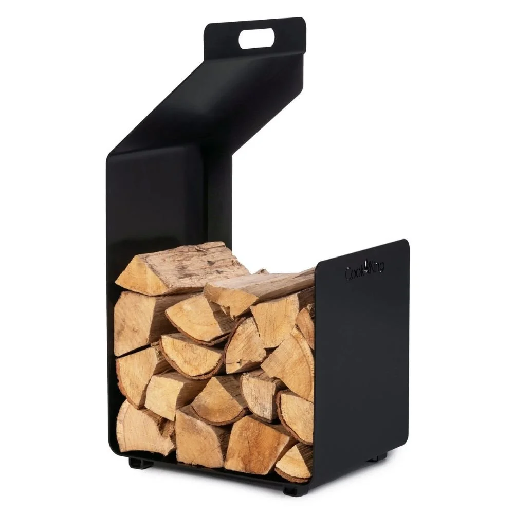 "Kaminholzregal Stahl, Brennholzregal, Holzaufbewahrung image"