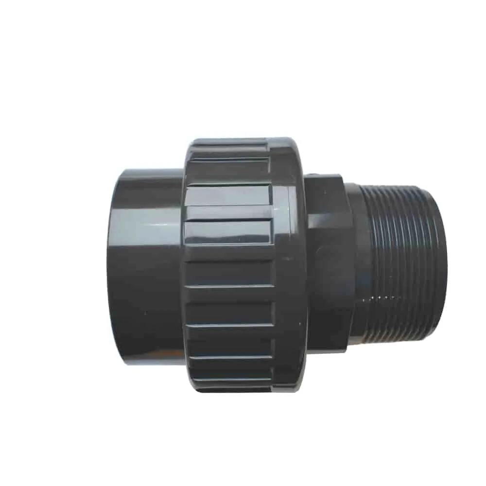 "PVC Fittings, Klebemuffe, PVC-U Verschraubung 63mm x 2" image"